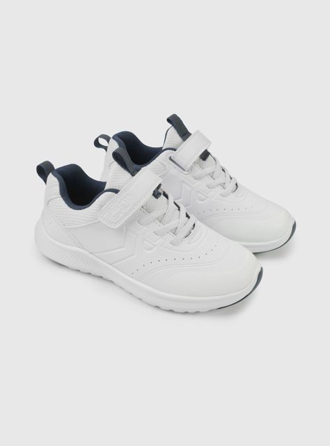 Zapatilla Escolar Cordón y Velcro de Niño-1
