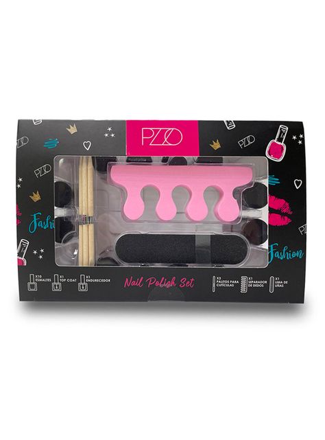 Set Completo de Esmalte Nail Polish Pzzo-1