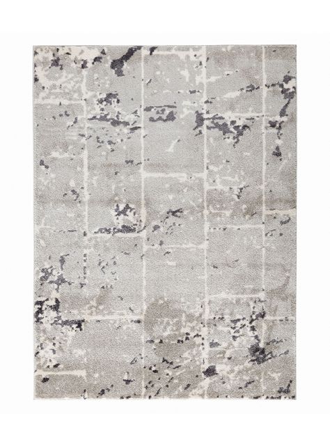 Alfombra Living-Comedor 240 x 305 cm Florida Gris Cuadros-0