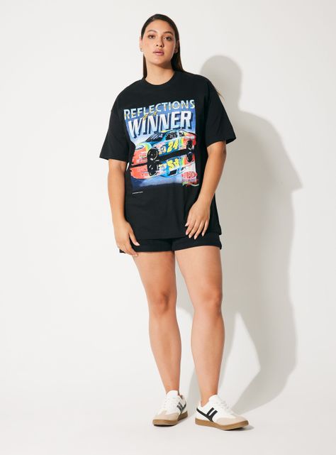 Polera Reflexions Negro Talla Xl-3