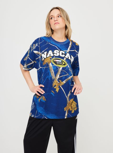 Polera Nascar Azul Talla L-0