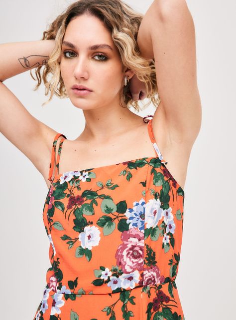 Vestido Emerald Sundae Naranjo Talla M-2
