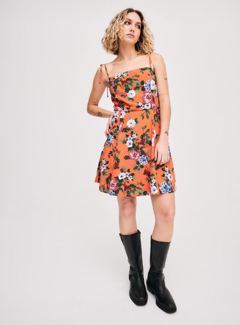 Vestido Emerald Sundae Naranjo Talla M-3