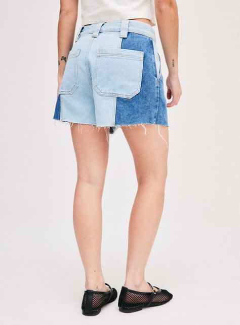 Short Pacsun Azul-1