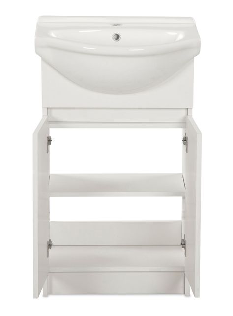 Vanitorio Cannes 50 cm 2 Puerta Blanco-2