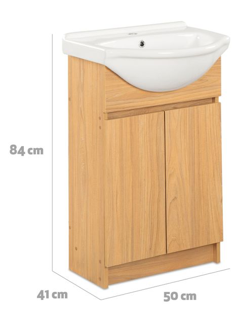 Vanitorio Cannes 50 cm 2 Puerta Olmo-1