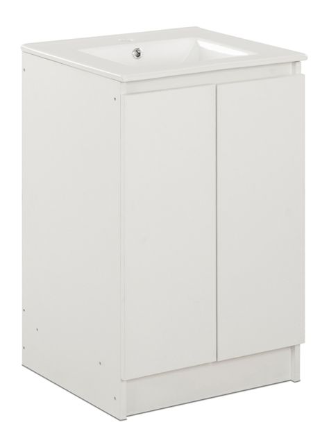 Vanitorio Lisboa 50 cm 2 Puertas Blanco-0
