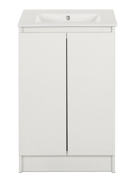 Vanitorio Lisboa 50 cm 2 Puertas Blanco-2