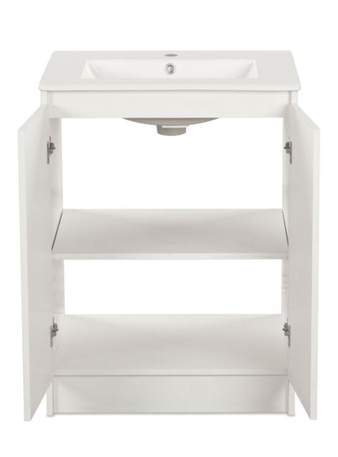 Vanitorio Lisboa 60 cm 2 Puertas Blanco-3