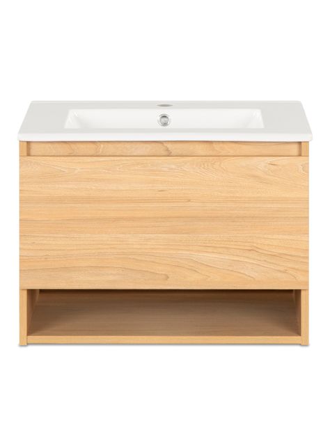 Vanitorio Aéreo Mónaco 60 cm 1 Cajón Olmo-2