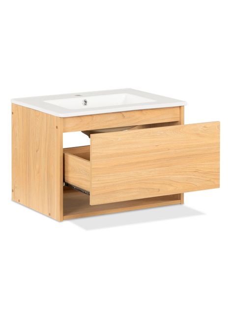 Vanitorio Aéreo Mónaco 60 cm 1 Cajón Olmo-3