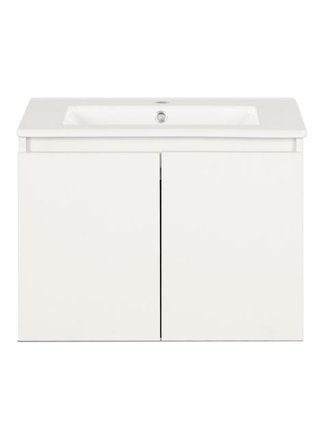 Vanitorio Aéreo Mónaco 60 cm 2 Puertas Blanco-2