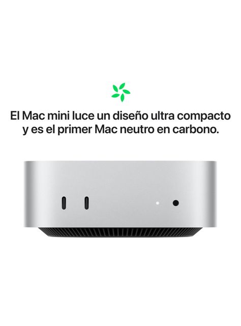 Apple Mac Studio Mini Chip M4 16GB RAM 256GB SSD Color Plata-3
