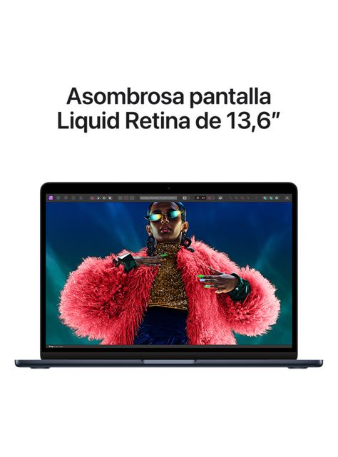 Apple MacBook Air Chip M3 16GB RAM 256GB SSD 13" Color Medianoche-5