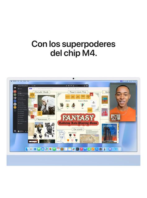 Apple iMac Chip M4 16GB RAM 256GB SSD 24"  Azul-4