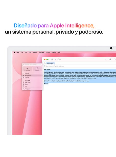 Apple iMac Chip M4 16GB RAM 256GB SSD 24" Pink-4
