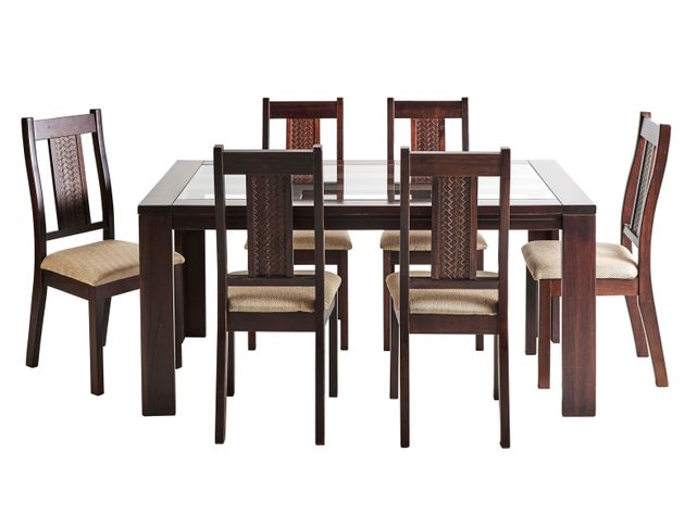 Juego de Comedor Málaga + 6 Sillas-0