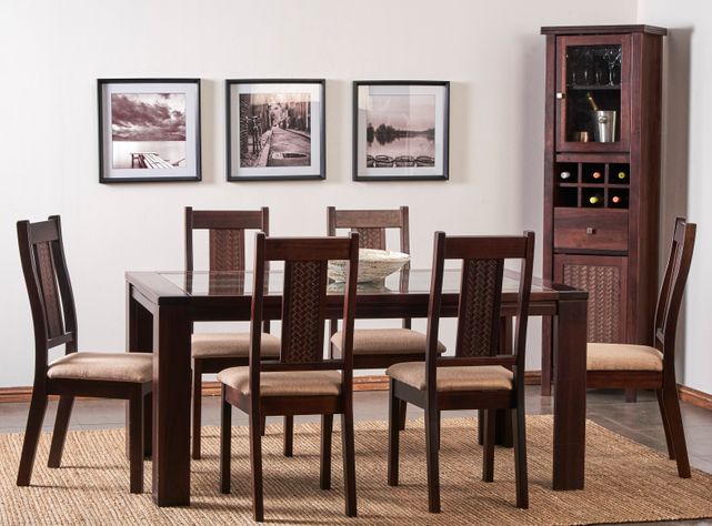 Juego de Comedor Málaga + 6 Sillas-9