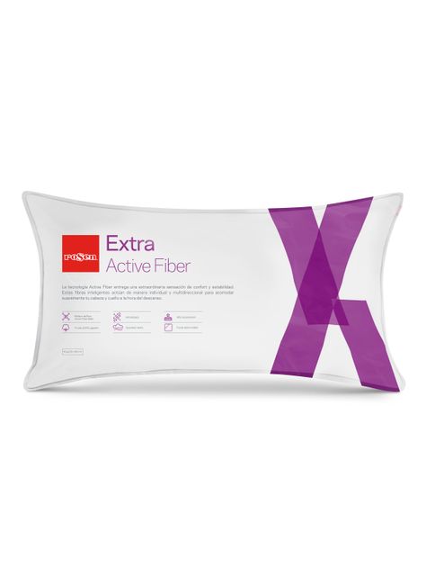 Colchón Tempo King x 200 cm + Almohadas Extra Active Fiber-1