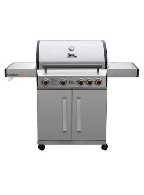 Parrilla a Gas BBQ 4 Quemadores Led-0