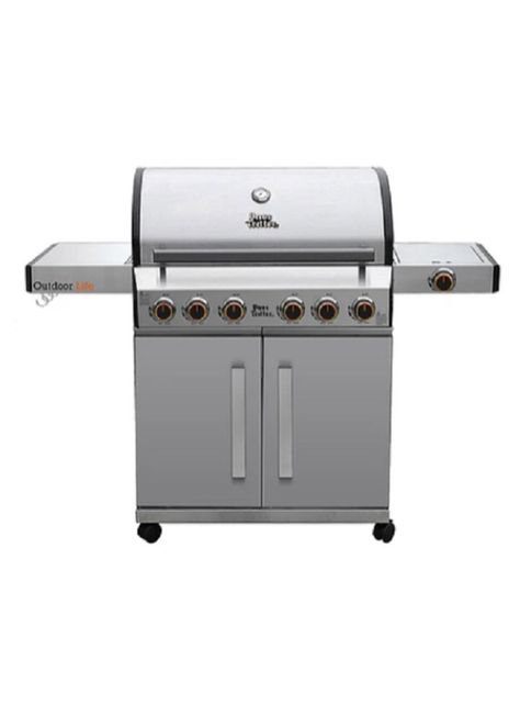 Parrilla a Gas BBQ 6 Quemadores Led-0