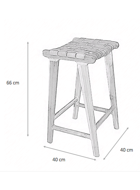 Piso Cuero 66 cm-2