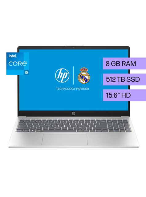 Notebook HP 15-fd0048la Intel Core i5 8GB RAM 512GB SSD 15.6" HD Windows 11 Home-1