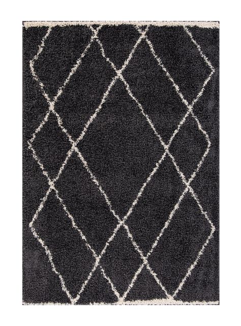 Bajada de Cama Shaggy Guiza 50x100 cm Marengo-0