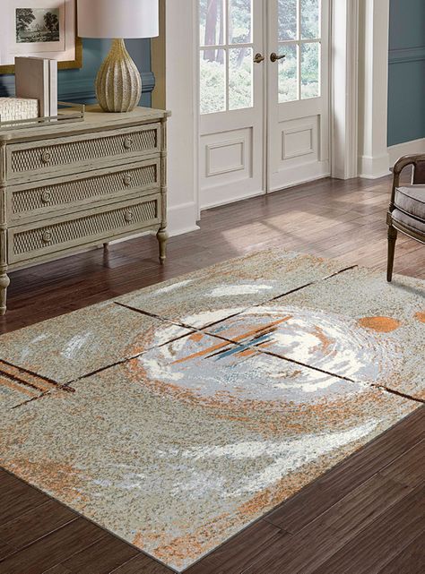 Alfombra Kandinsky 160x235 cm Crema-1