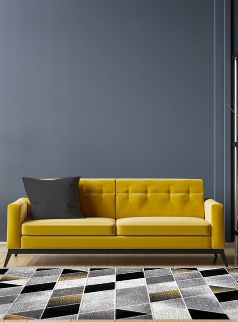 Alfombra Avangard 150x200 cm Amarillo-2
