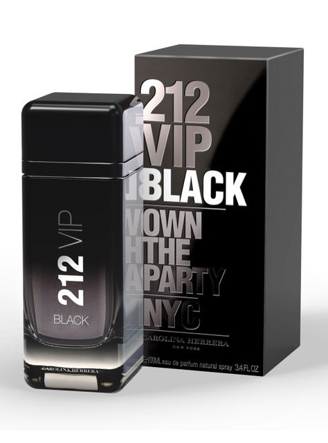 Perfume Carolina Herrera 212 Vip Black Hombre EDP 200 ml-1