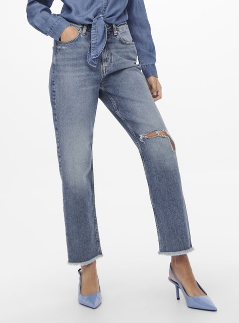 Jeans Straight Rotura Jdy-2