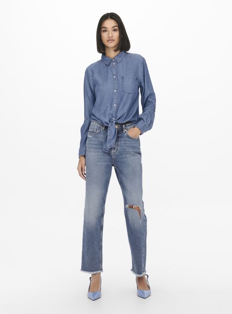 Jeans Straight Rotura Jdy-4