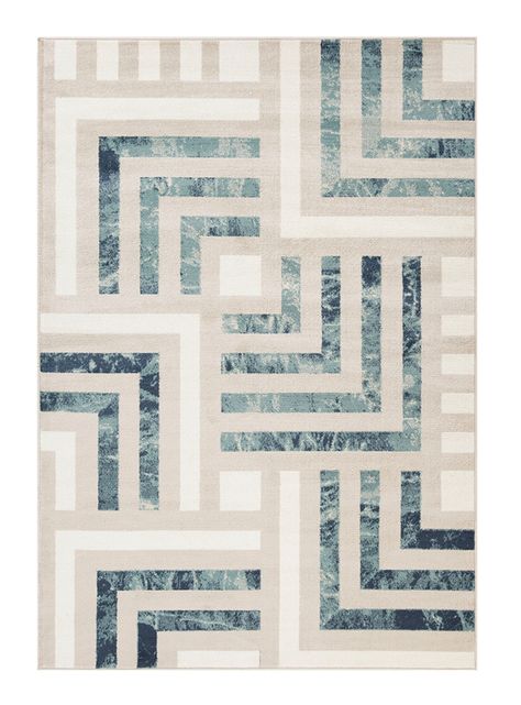 Alfombra Jungle 160x235 cm Azul-0