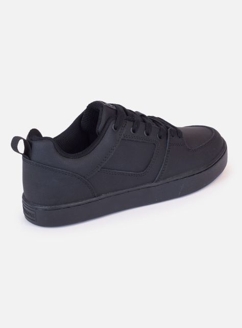 Zapatilla Escolar Lisa y Cierre Cordón 5Ce178Mc Niño-2