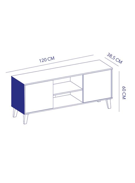 Rack Atlanta Tv 50" 2 Puertas-1