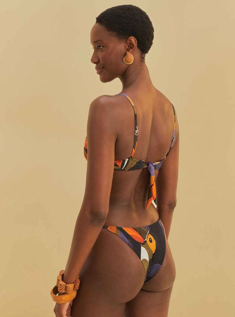 Bikini Triángulos Estampado Tucanes-1