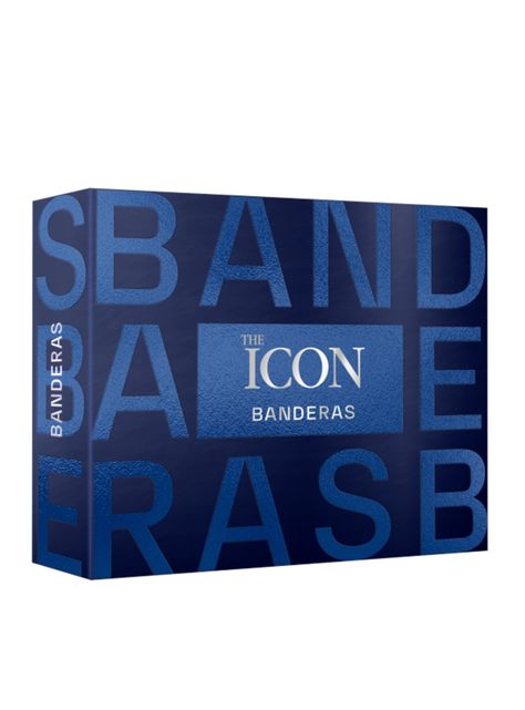 Set Perfume The Icon EDT Hombre 100 ml + Desodorante 150 ml Banderas-1