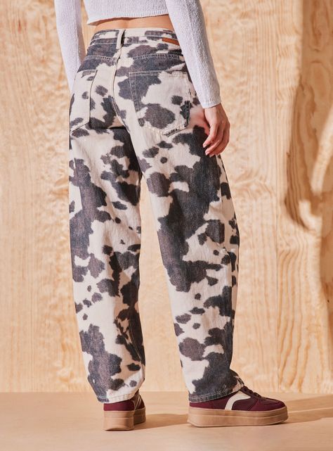 Jeans Estampado Vaca-1