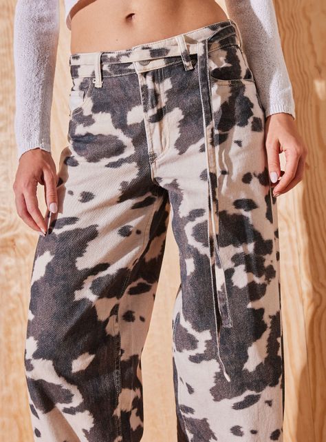 Jeans Estampado Vaca-2