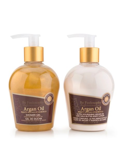 Set Be Feelosophy Argán Crema Corporal 250 ml + Gel Ducha 250 ml-1