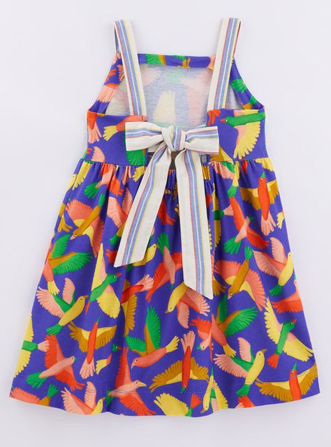 Vestido Niña Sin Mangas con Cinta Trasera-1