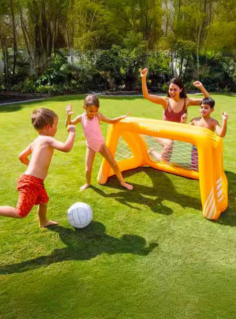 Juego de Agua Arco de Fútbol Inflable-4