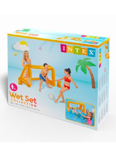 Juego de Agua Arco de Fútbol Inflable-3