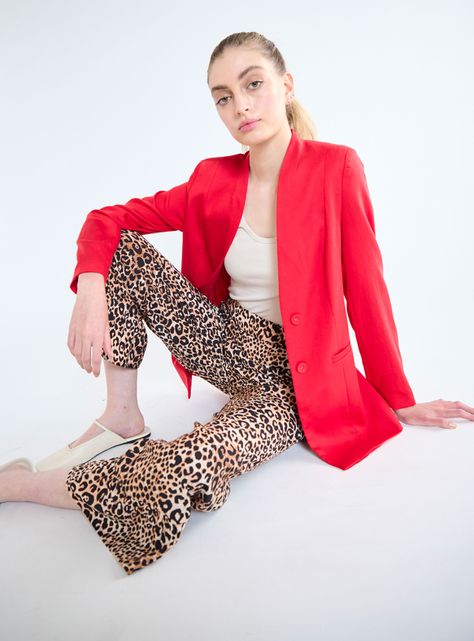 Blazer Liso Dos Botones-3