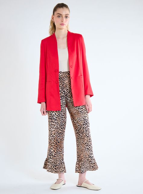 Blazer Liso Dos Botones-4