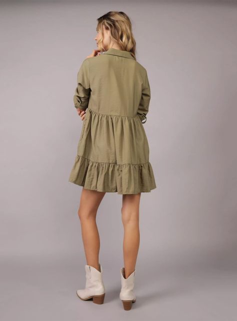 Vestido Corto Camisero-3