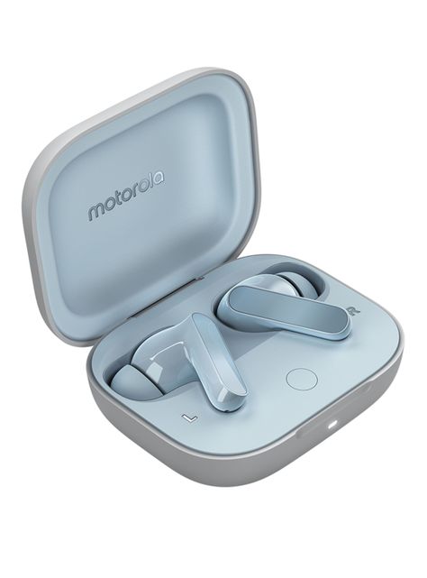 Audífonos Bluetooth Moto Buds Celeste Claro-0