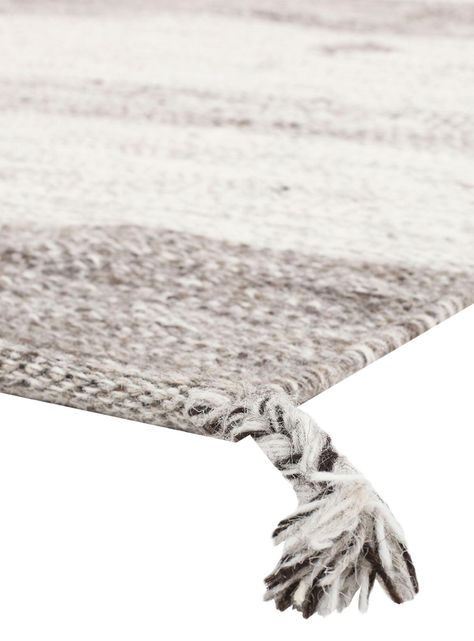 Alfombra de Pasillo Tribal Natural 70x240 cm Gris-1