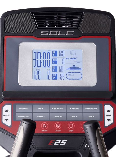 Bicicleta Elíptica Sole E25 G3 Negro-1